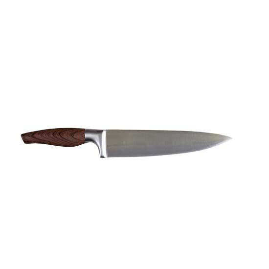 Kuharski nož, materijal: nehrđajući čelik/drvena drška