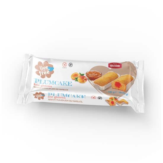 Plumcake s punjenjem od marelice bez glutena