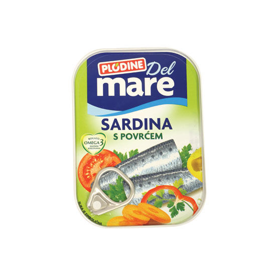 Sardina s povrćem