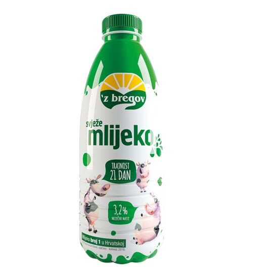 Svježe mlijeko 21 dan 3,2 % m.m.