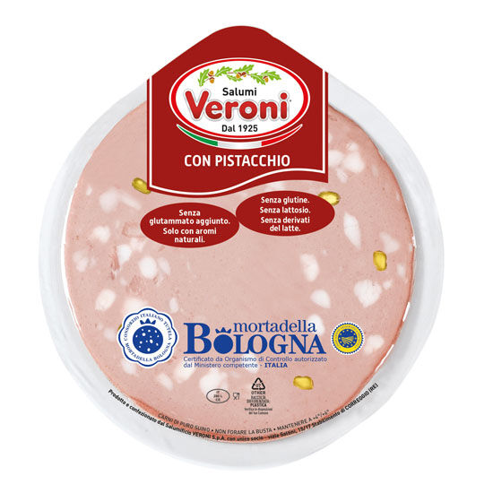 Mortadela Bologna feta s pistacijom, polutrajni proizvod