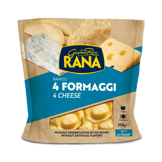 Ravioli 4 vrste sira