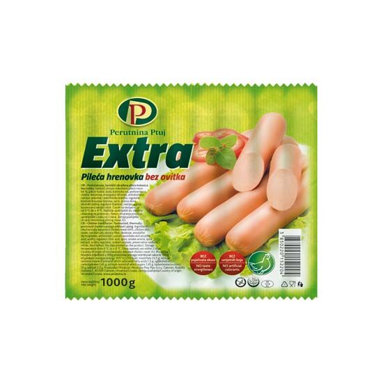 Extra pileća hrenovka, polutrajni proizvod