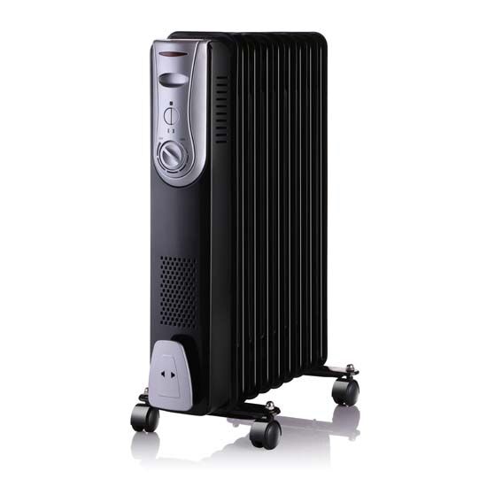 Uljni radijator, 9 rebara, 1000W-2000W