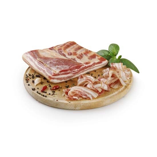 Domaća suha slanina, vakum pakiranje, trajni proizvod