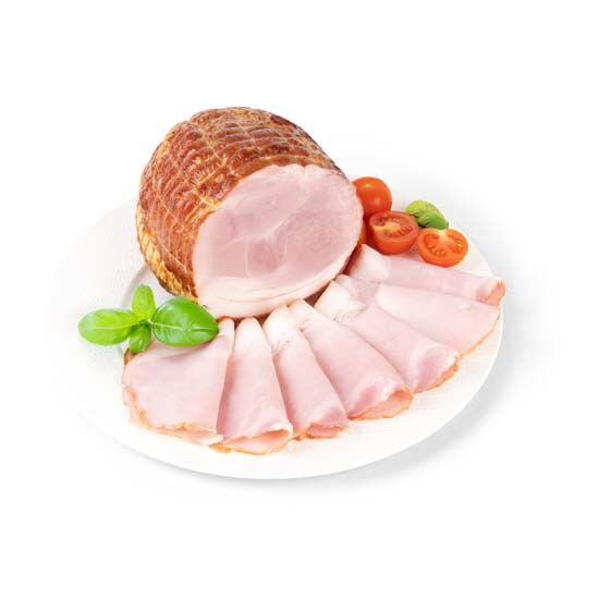 Šunka u mreži s kožom