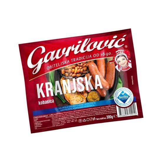 Kranjska kobasica, polutrajni proizvod