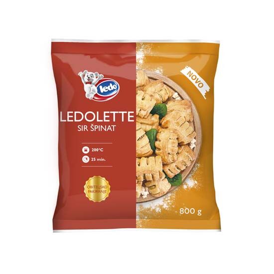 Ledolette, odabrane vrste, smrznuto