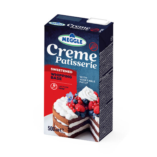 Creme Pattiserie, vrhnje za šlag