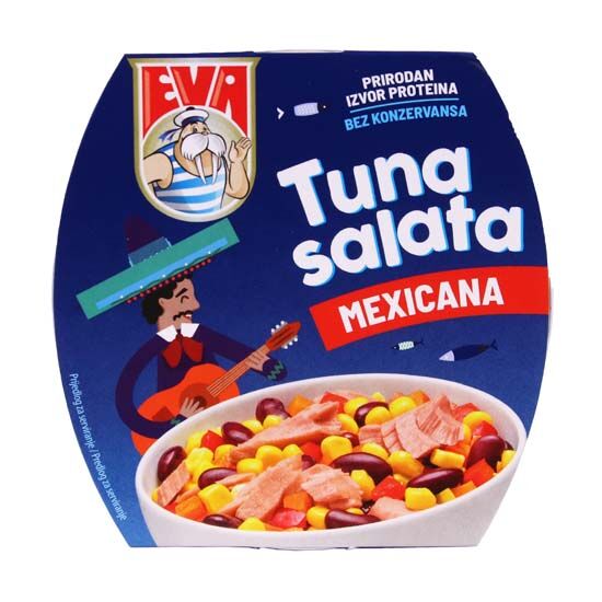 Tuna salata, razne vrste