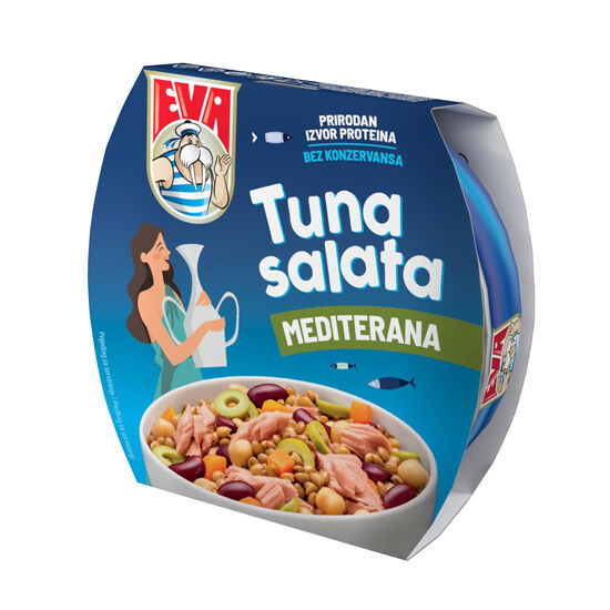 Tuna salata, razne vrste