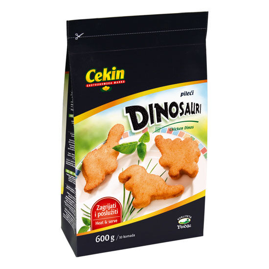 Pileći dinosauri, panirani, smrznuto