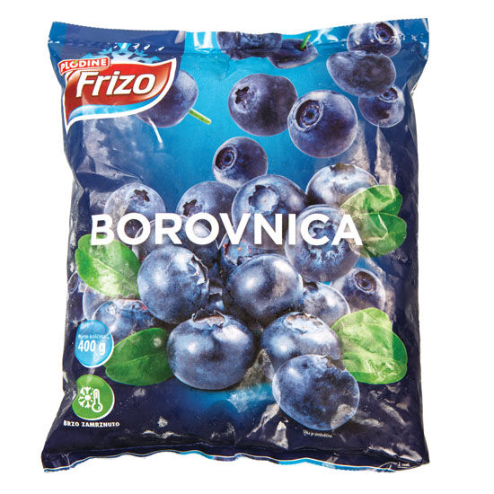 Borovnica, smrznuto