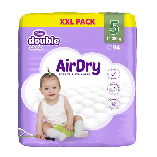 Pelene za djecu, Double care