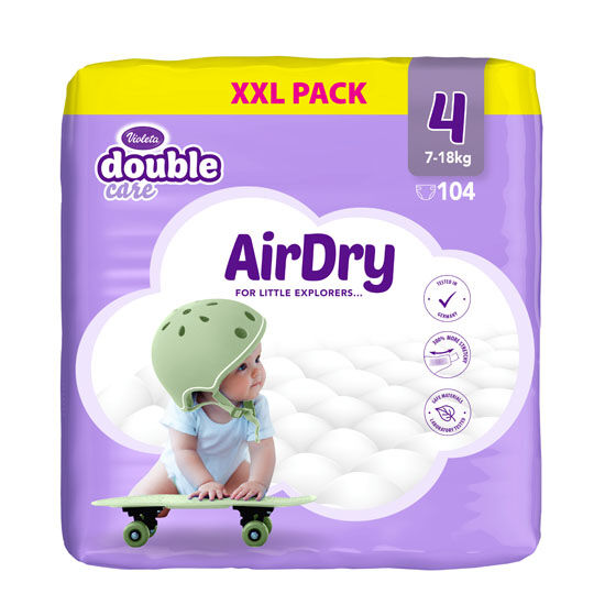 Pelene za djecu, Double care