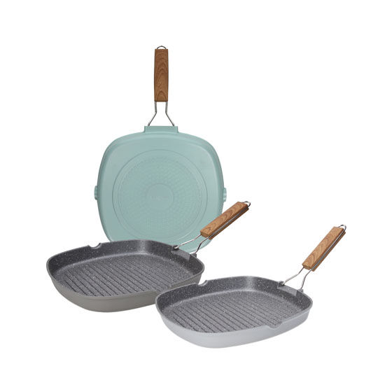 Grill tava, dimenzije cca 28x28 cm
