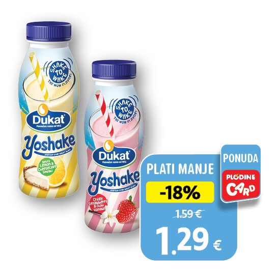 Yoshake jagoda-vanilija ili limun-cheesecake