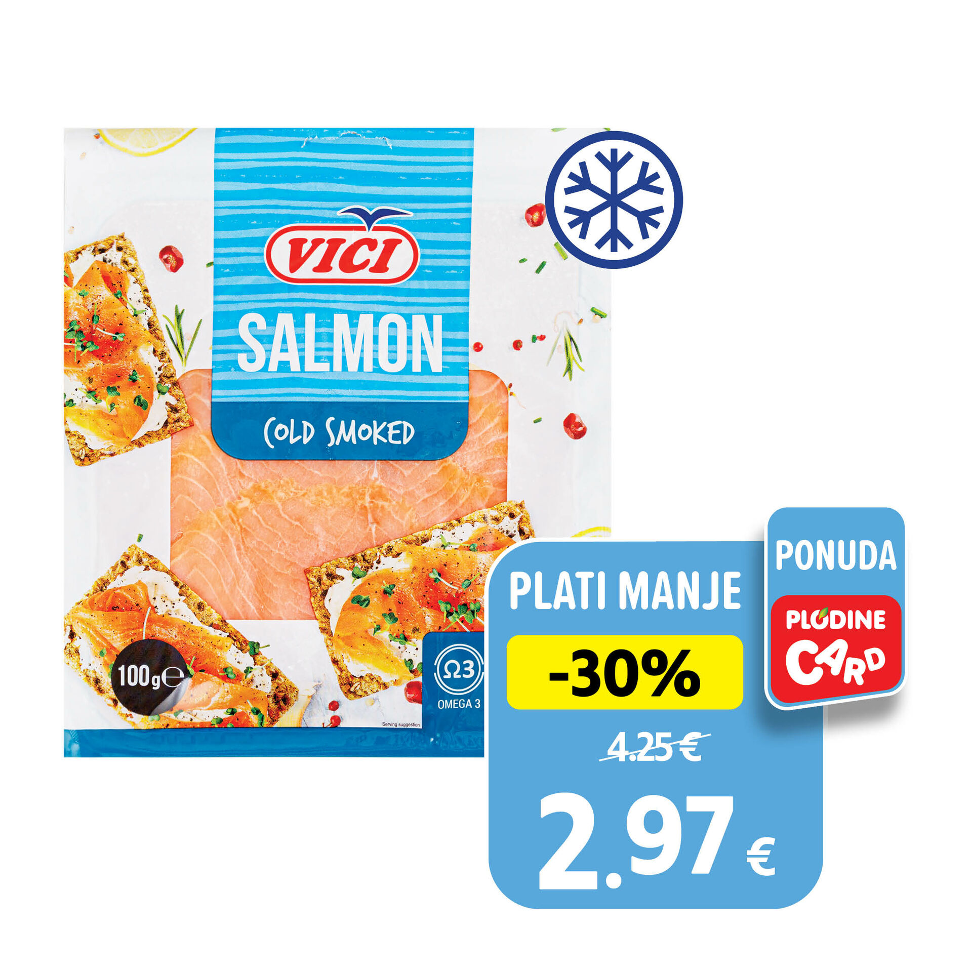 Dimljeni rezani losos