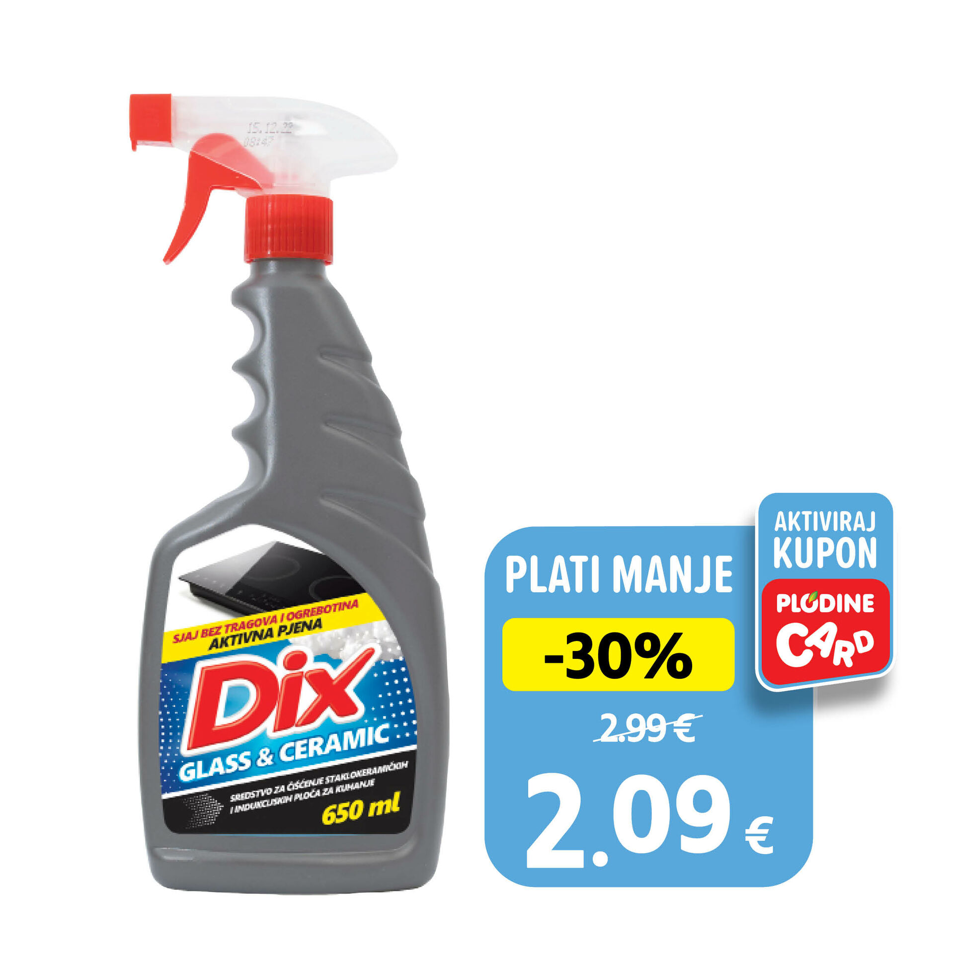 Sredstvo za čišćenje staklokeramike 650 ml
