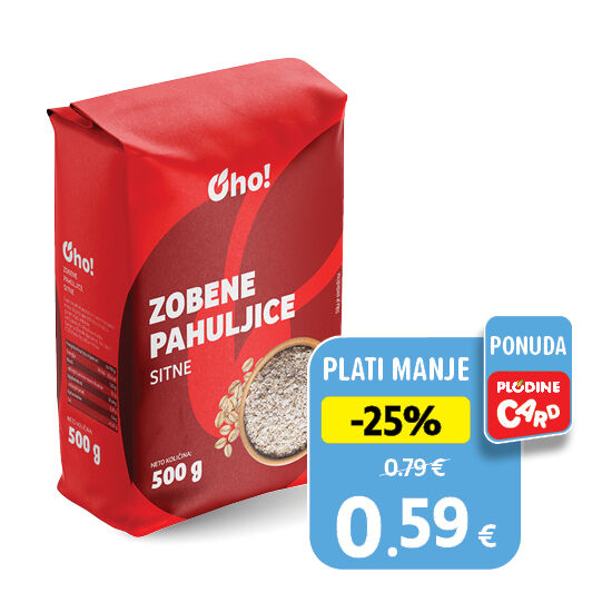 Zobene pahuljice sitne 500 g