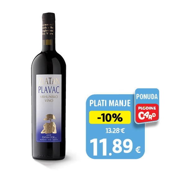 Vino Plavac 0,75 l