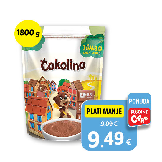 Čokolino, instant žitne pahuljice 1800 g