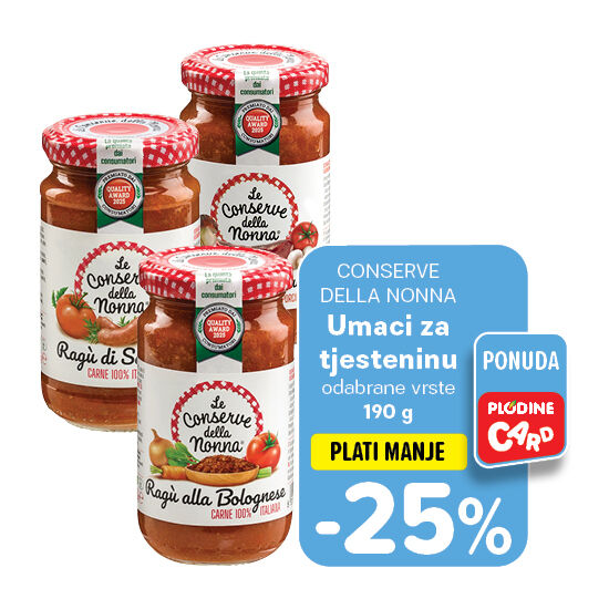 Umaci za tjesteninu, razne vrste 190 g
