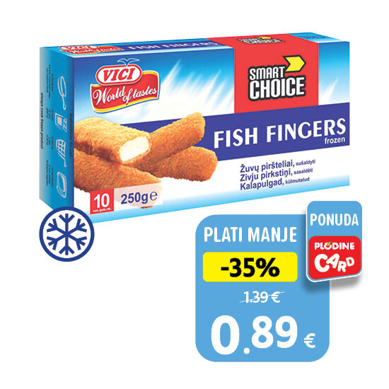 Riblji štapići panirani 250 g