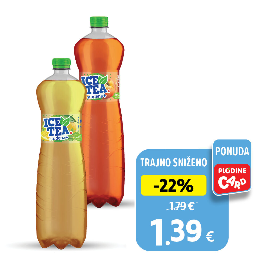 Ledeni čaj, razne vrste