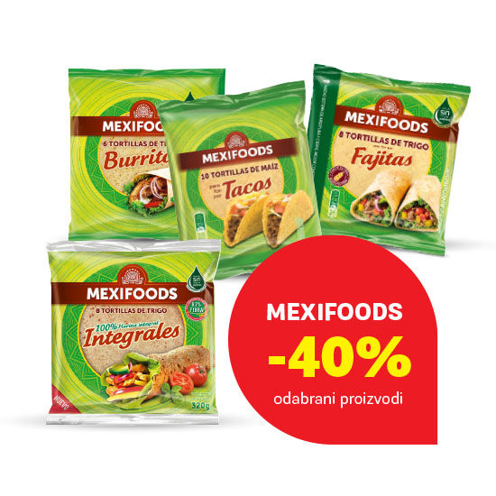 Sniženje Mexifoods proizvoda