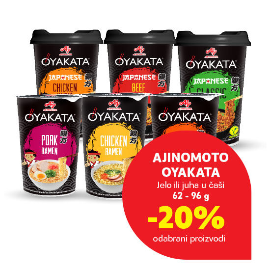 Sniženje Ajinomoto Oyakata jela ili juha u čaši
