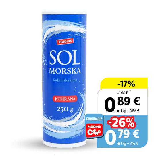 Sol kuhinjska morska