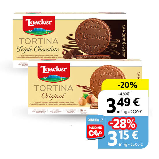 Napolitanka tortina original ili triple choc