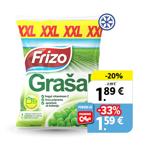 Grašak, smrznuto