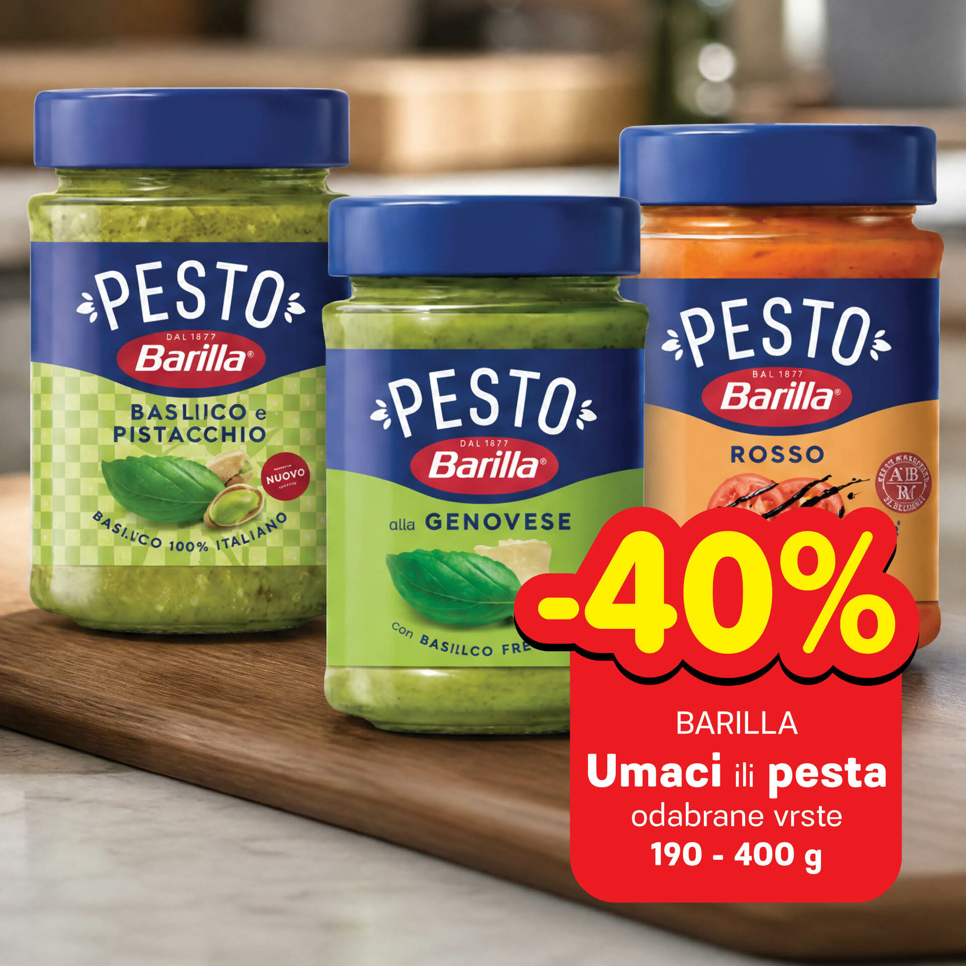 Umaci i pesta, odabrane vrste