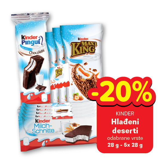 Hlađeni deserti, odabrani proizvodi
