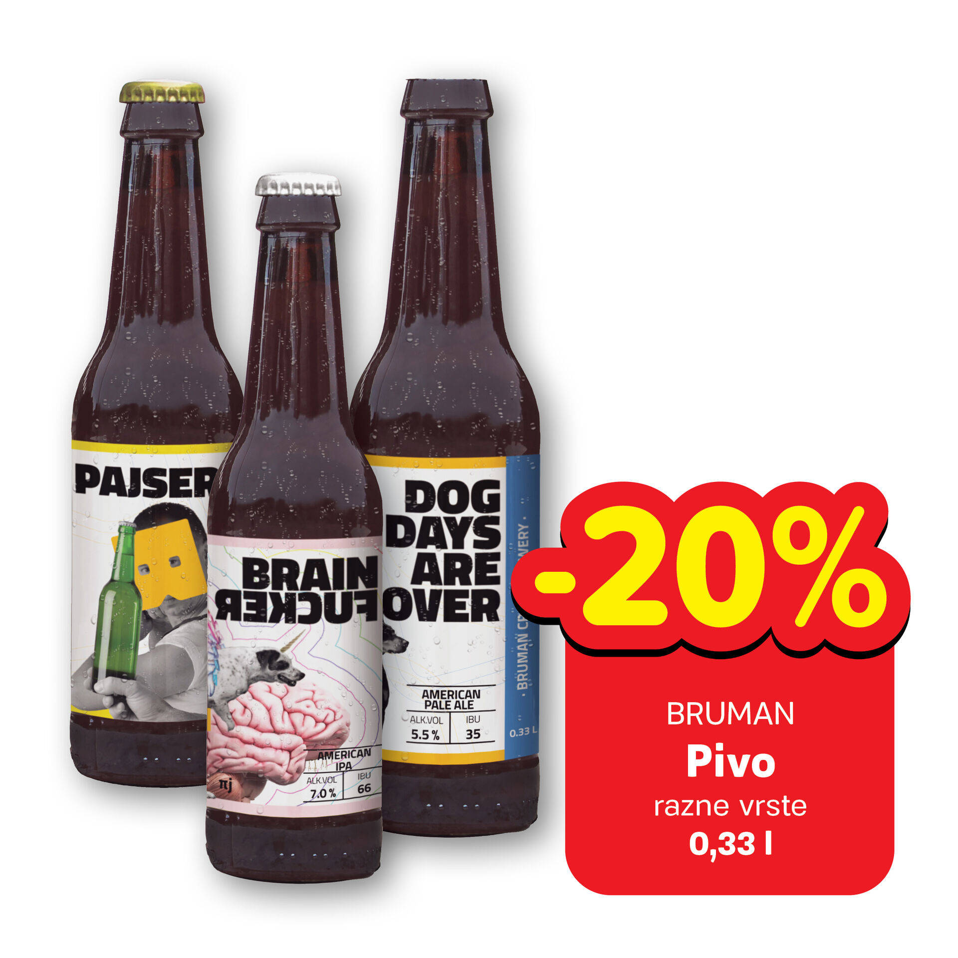 Pivo, odabrane vrste