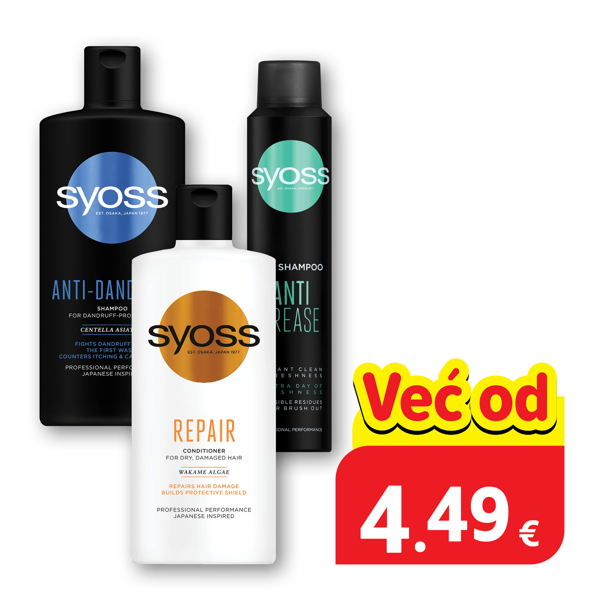 Šamponi i regeneratori, odabrane vrste