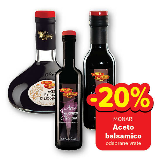 Aceto balsamico, odabrane vrste