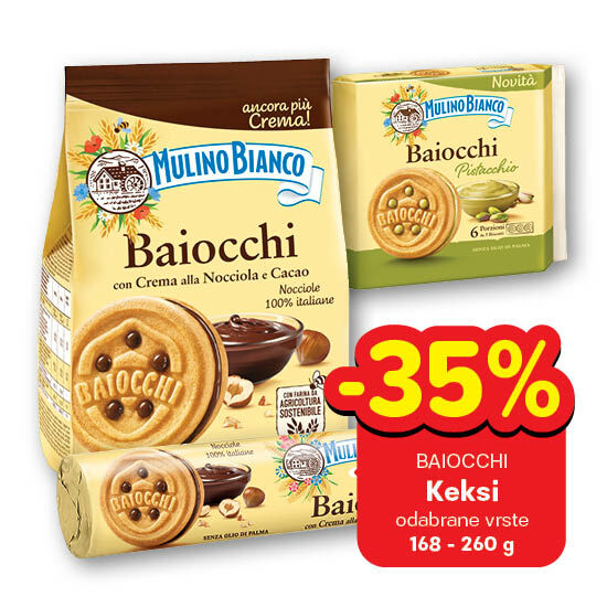 Keksi, odabrane vrste