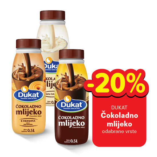 Čokoladno mlijeko, odabrane vrste