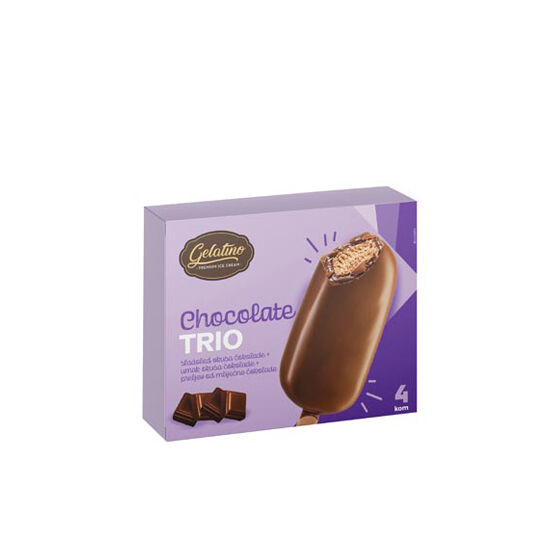 Sladoled Chocolate trio
